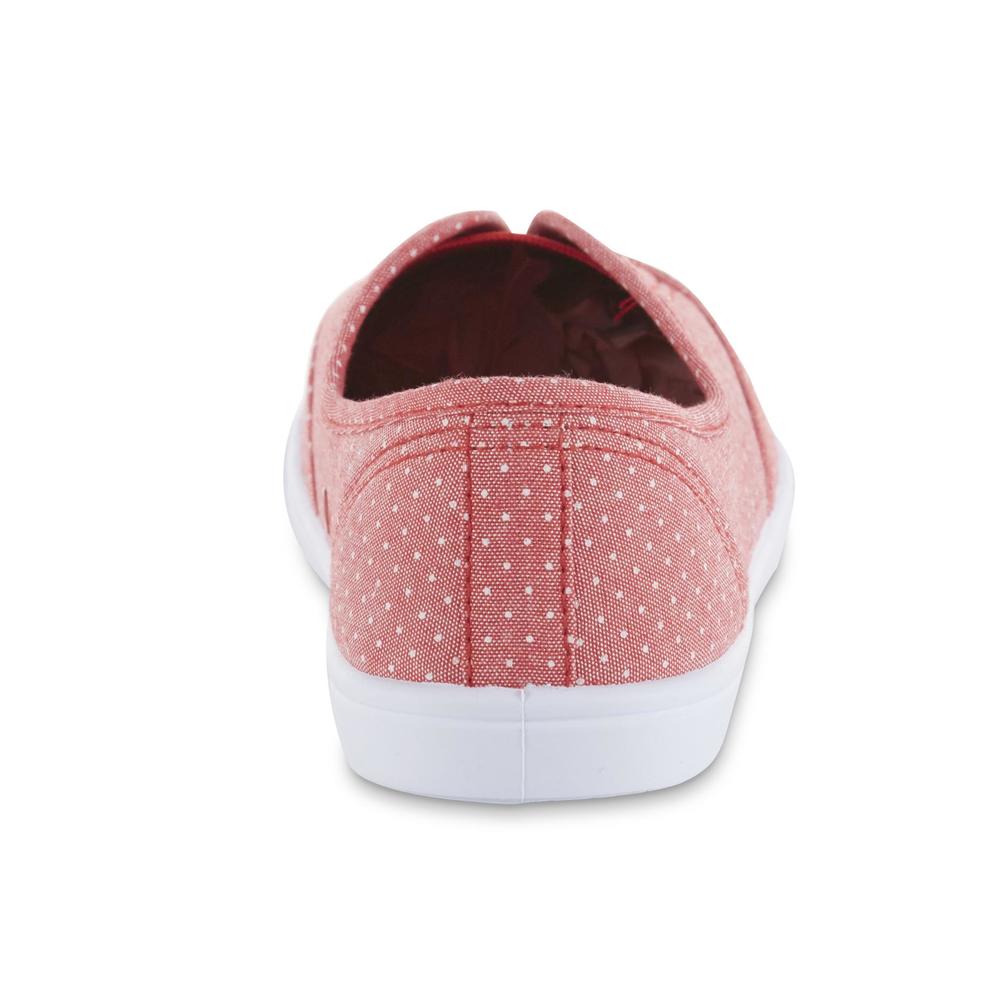 Basic Editions Women's Abriana Slip-On Sneaker - Red/Dots