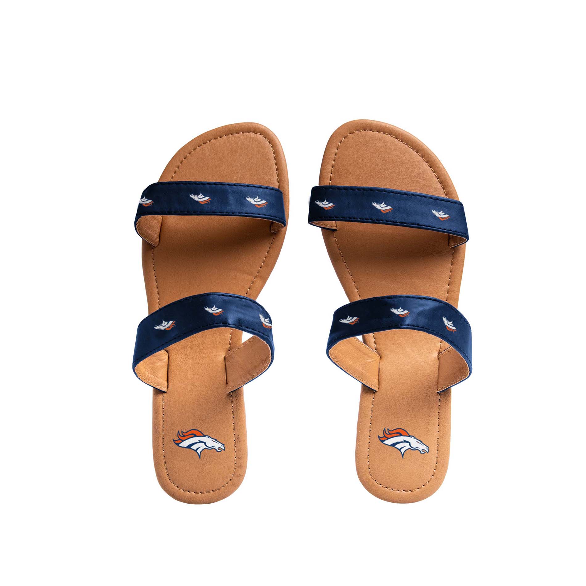 NFL Women’s Double Strap Flip-Flops - Denver Broncos, Size: Medium NFL Women’s Double Strap Flip-Flops - Denver Broncos, Size: Medium