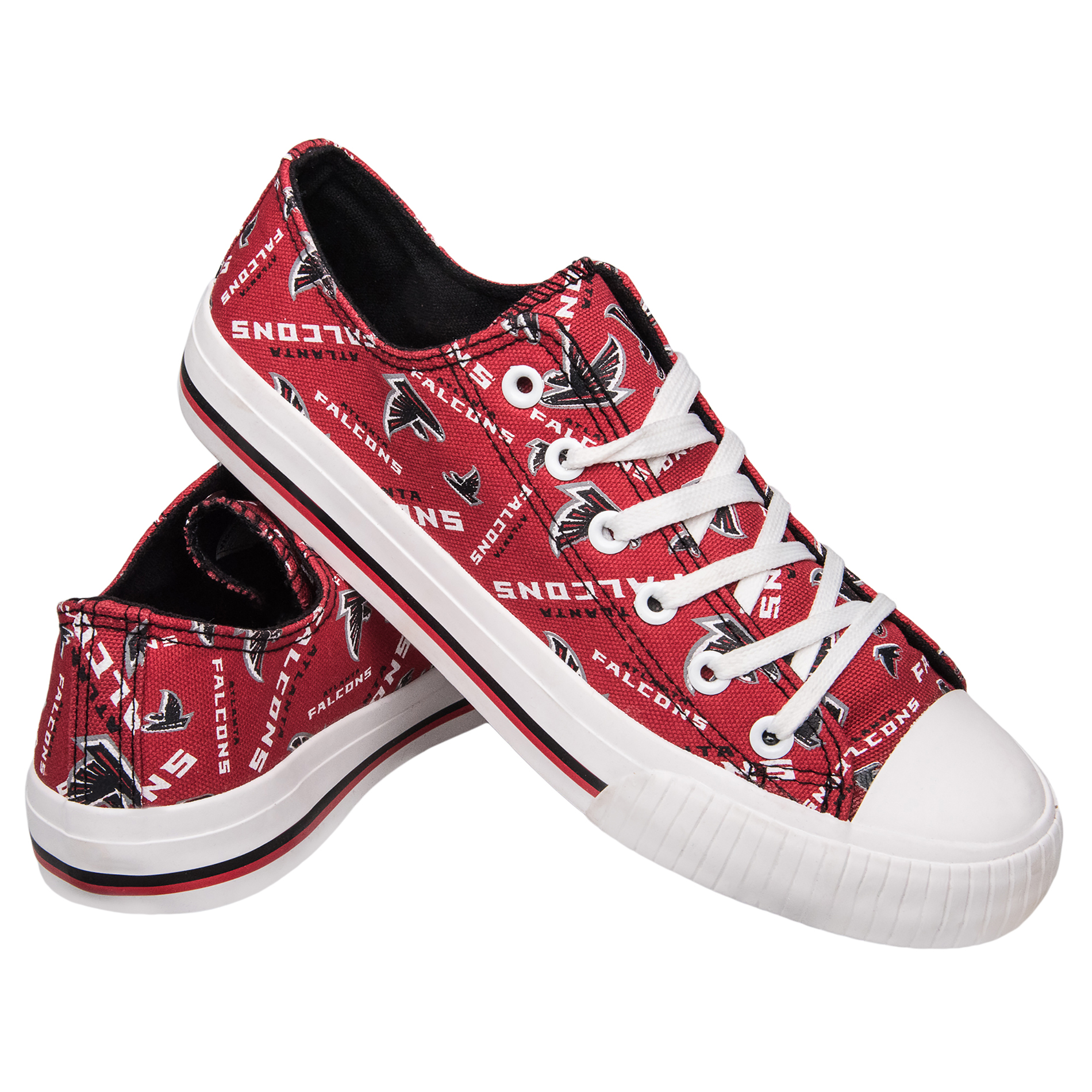 NFL Women’s Low Top Repeat Print Canvas Shoes - Atlanta Falcons, Size: 8 NFL Women’s Low Top Repeat Print Canvas Shoes - Atlanta Falcons, Size: 8