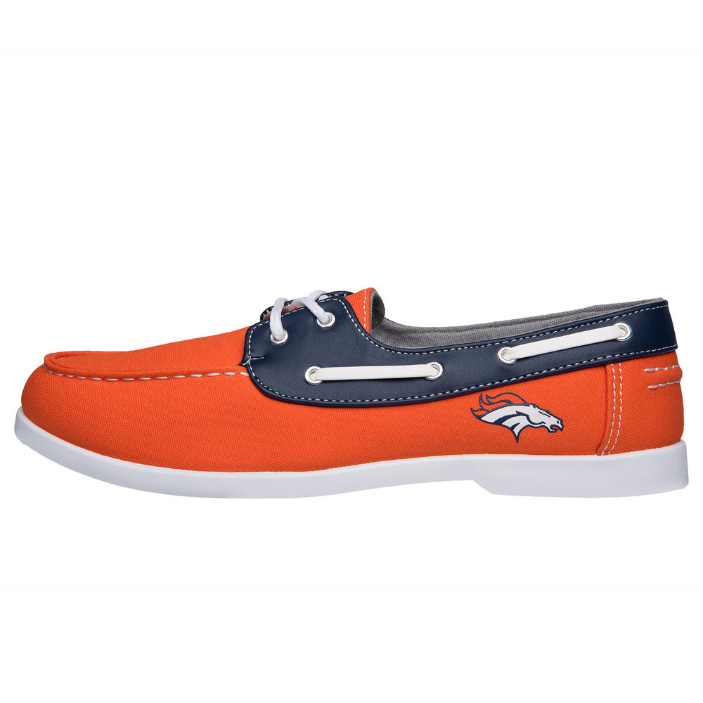NFL Men&#8217;s Logo Canvas Shoes - Denver Broncos