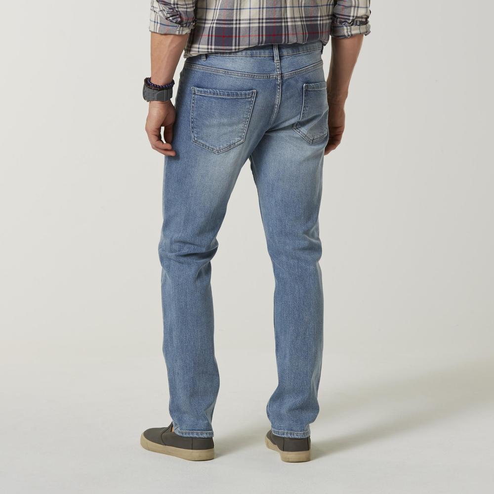 Roebuck & Co. Men's Distressed Straight Leg Jeans