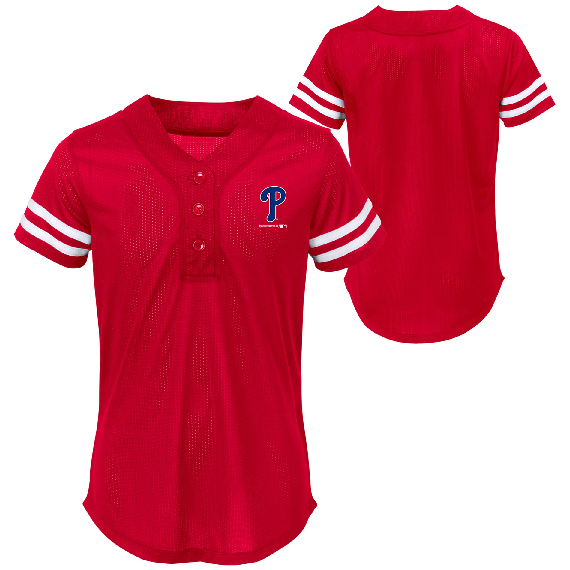 MLB Girls&#8217; Short-Sleeve Jersey - Philadelphia Phillies