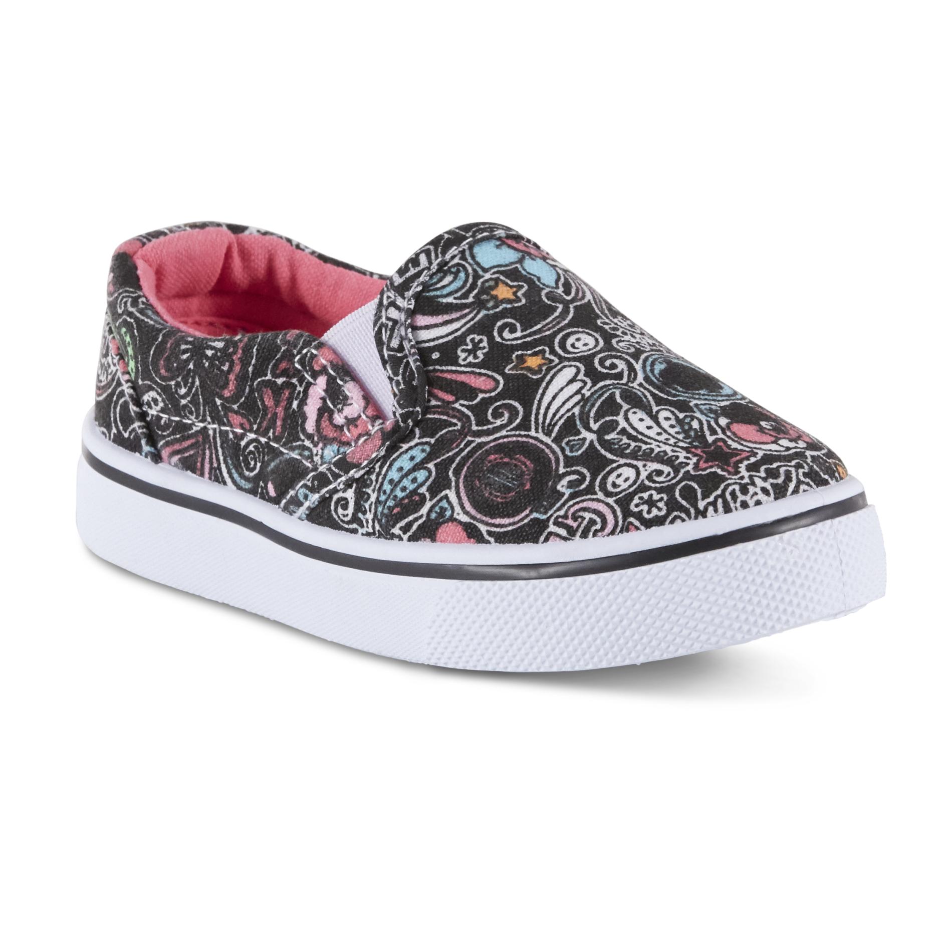 basic editions canvas slip ons