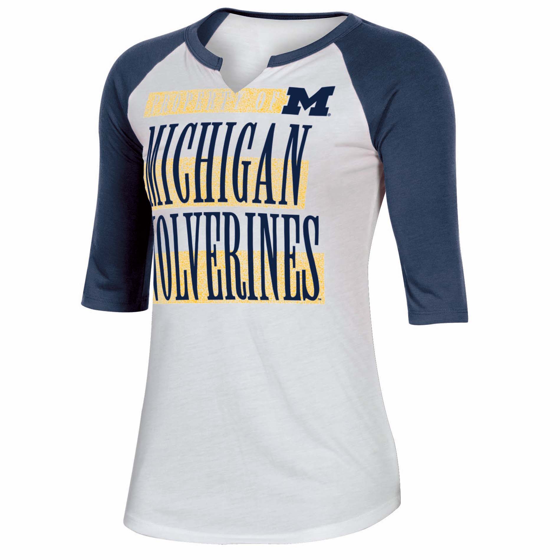 NCAA Women’s Color-Block Raglan T-Shirt - Michigan Wolverines, Size: Small NCAA Women’s Color-Block Raglan T-Shirt - Michigan Wolverines, Size: Small