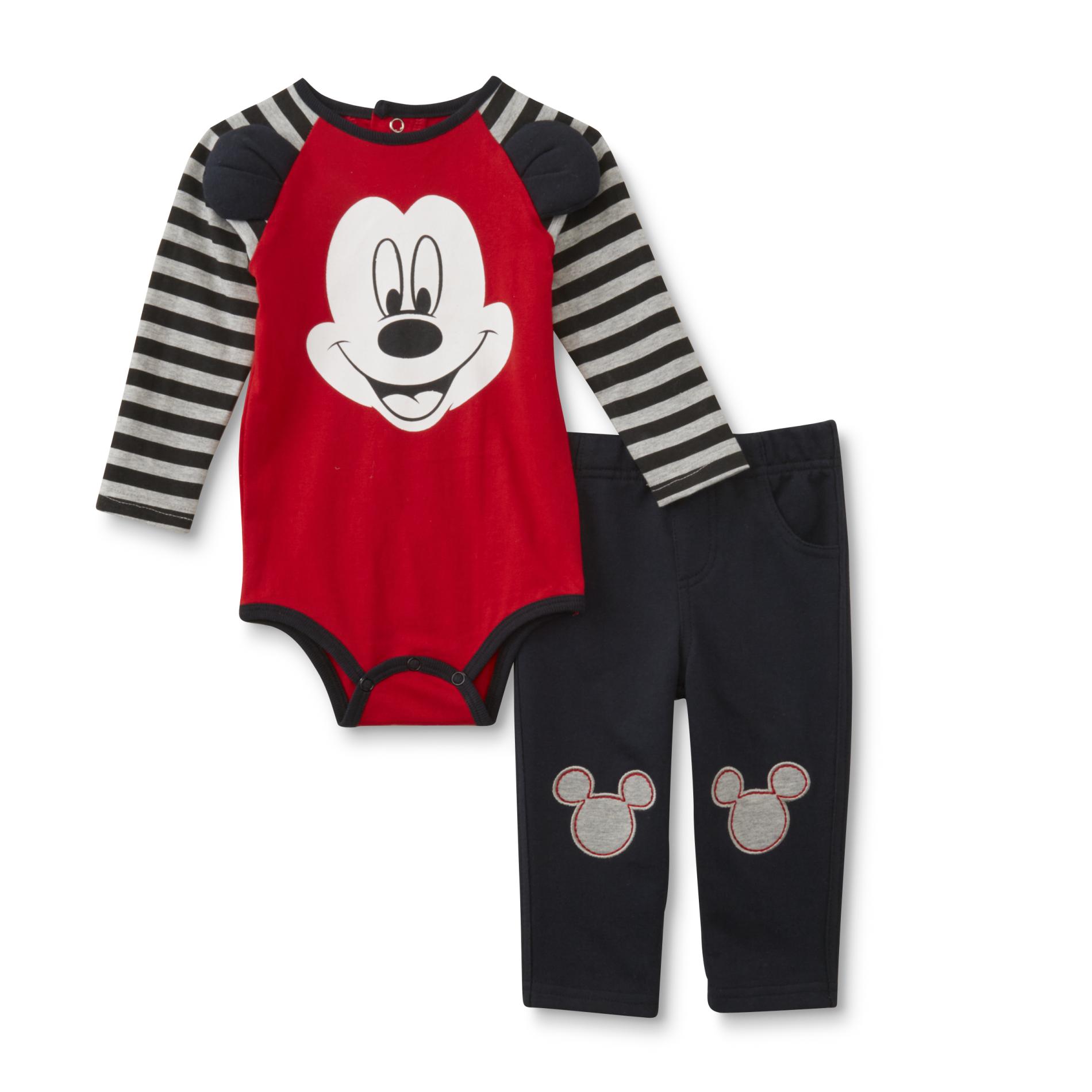 Disney Mickey Mouse Newborn & Infant Boy's Bodysuit & Pants