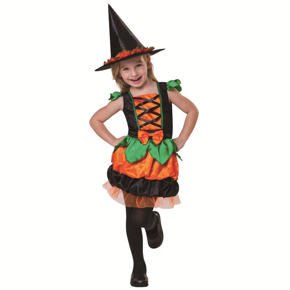 Totally Ghoul Halloween Pumpkin Lil' Witch Costume
