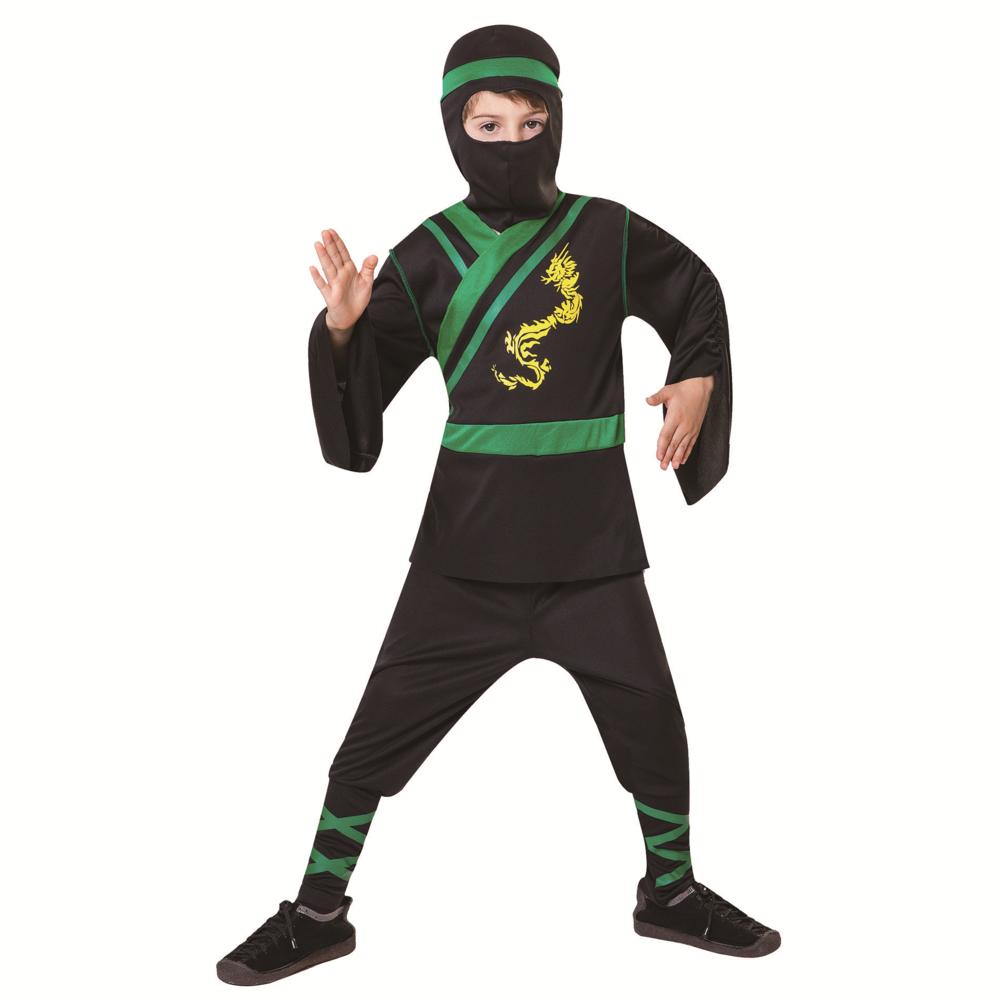 Totally Ghoul Halloween Green Ninja Costume