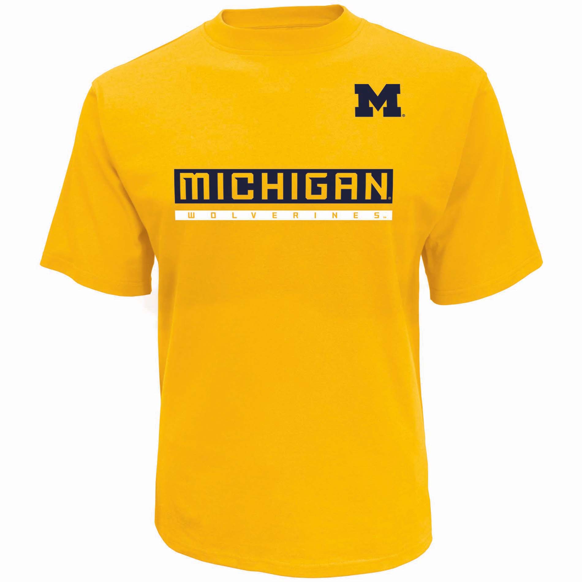 NCAA Men&#8217;s Short-Sleeve Crew T-Shirt - Michigan Wolverines