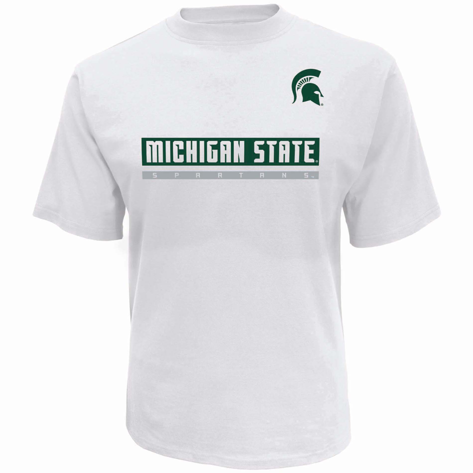 petite NCAA Men’s Short-Sleeve Crew T-Shirt - Michigan State Spartans, Size: Medium petite NCAA Men’s Short-Sleeve Crew T-Shirt - Michigan State Spartans, Size: Medium