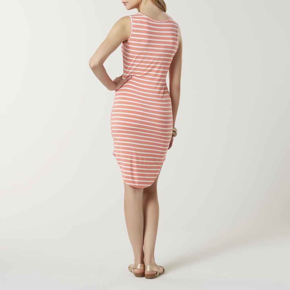 Simply Styled Women's Sleeveless Dress - Striped