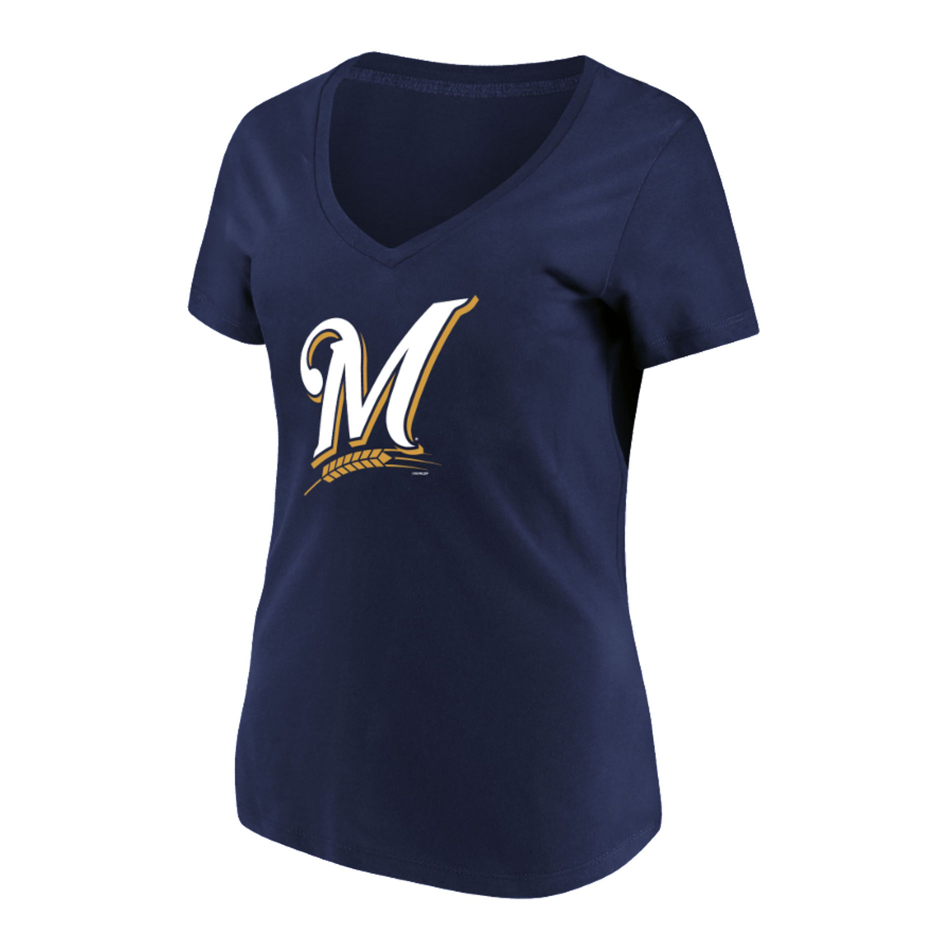 MLB Women&#8217;s Milwaukee Brewers V-Neck T-Shirt