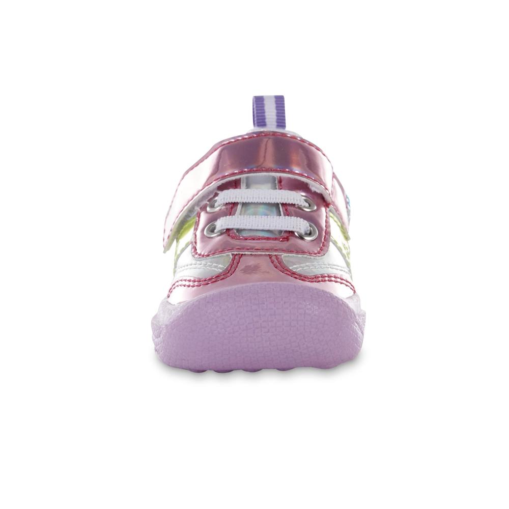Rising Star Baby Girl's Pink/Blue/Yellow Training Shoe