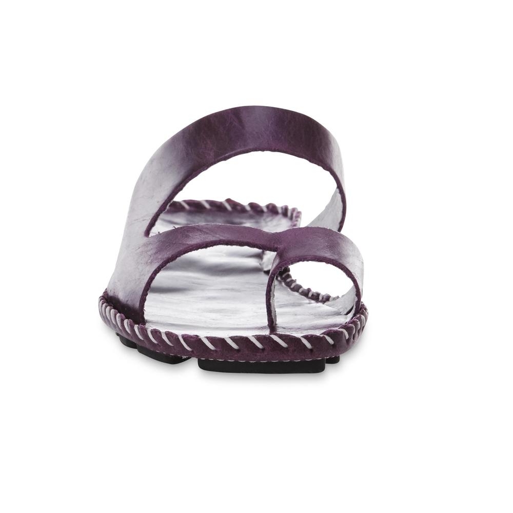 Andacco Women's Adriana Leather Sandal - Purple