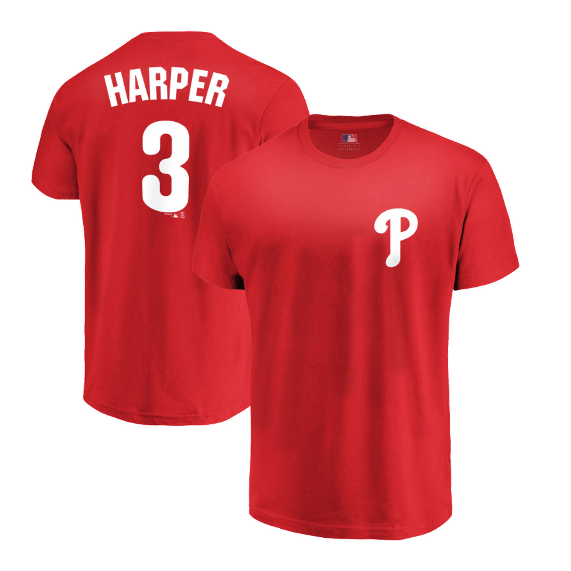 MLB Men&#8217;s Philadelphia Phillies T-Shirt - Bryce Harper
