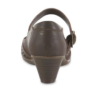 I Love Comfort Women S Claudia Embellished Mary Jane Shoe Brown