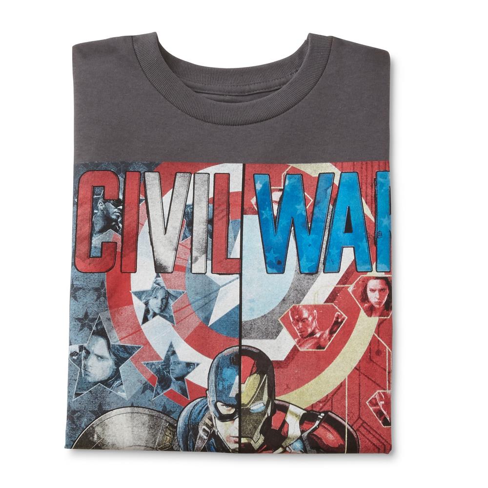 Marvel Captain America Civil War Young Men's Graphic T-Shirt