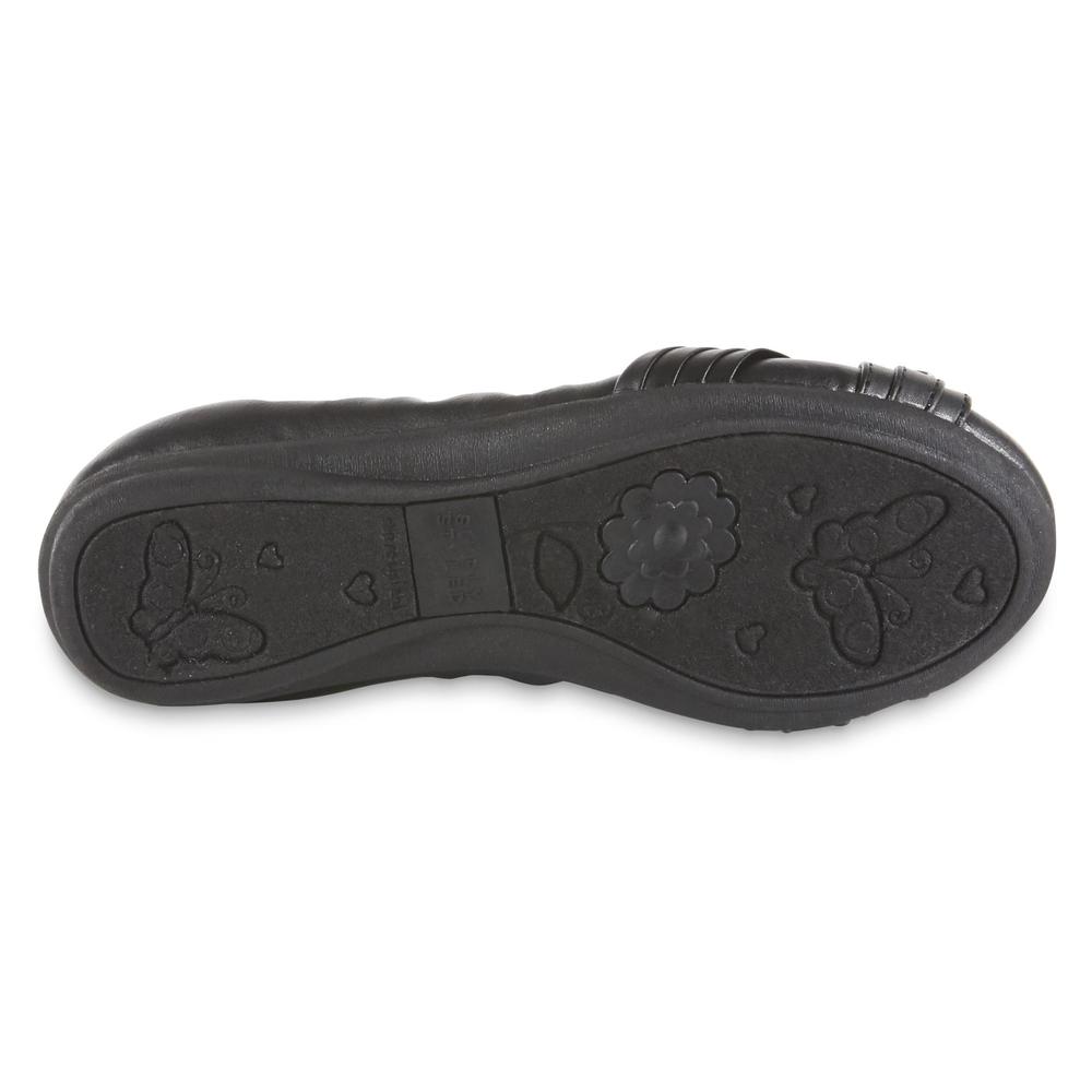 Simply Styled Girls' Clarice Ballet Flat - Black