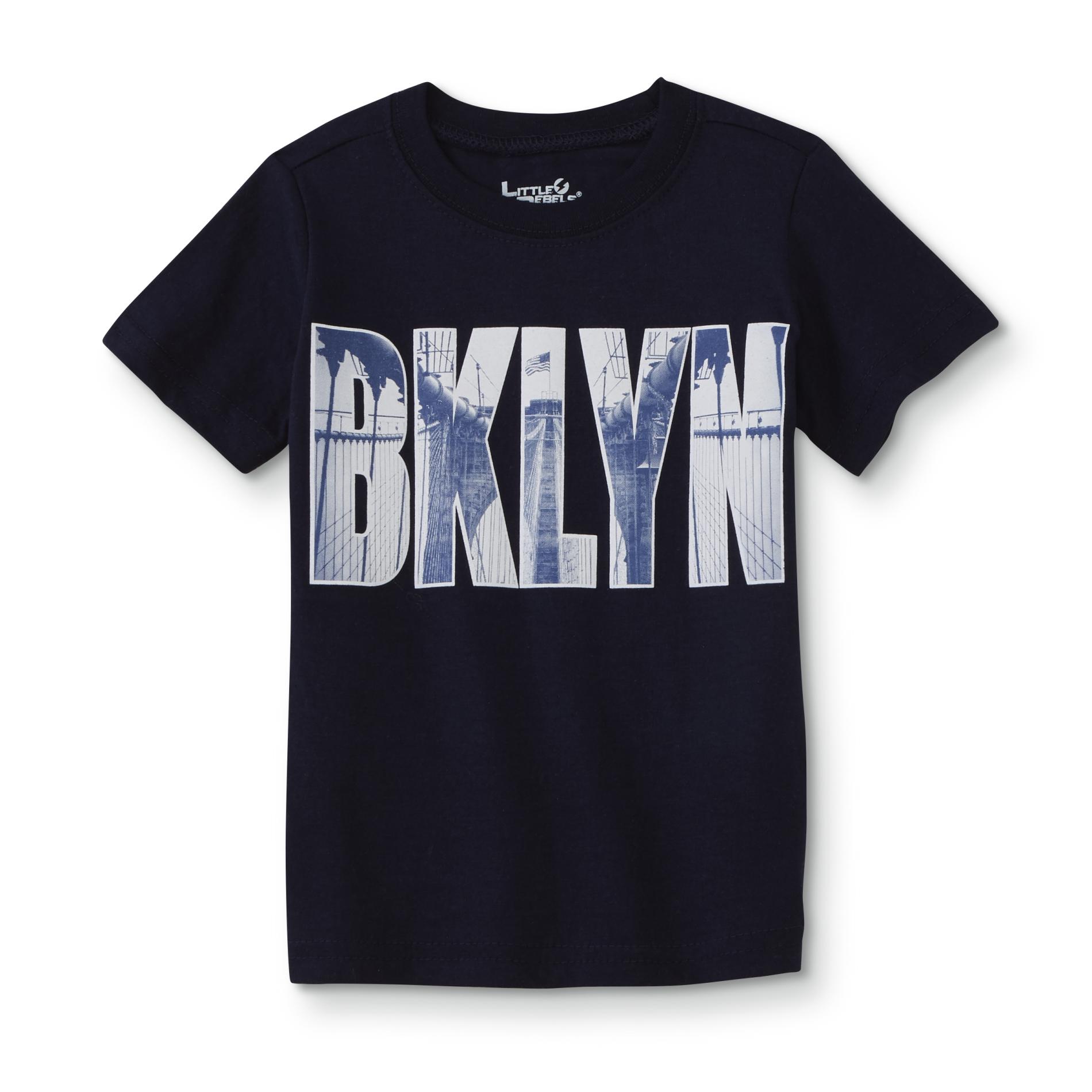 Little Rebels Toddler Boys' Graphic T-Shirt - Brooklyn, Size: 4T, Black Little Rebels Toddler Boys' Graphic T-Shirt - Brooklyn, Size: 4T, Black