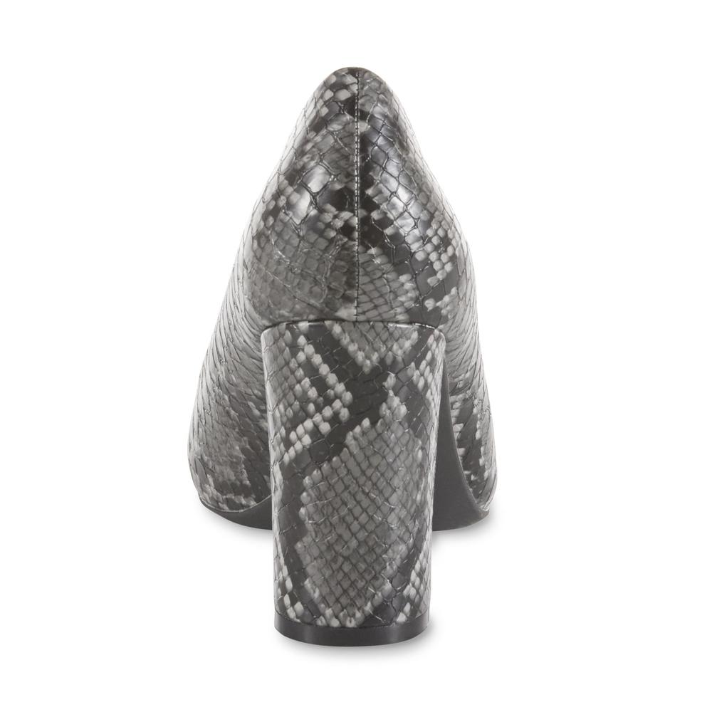 Olivia Miller Women's Anka Pump Snakeskin/Gray