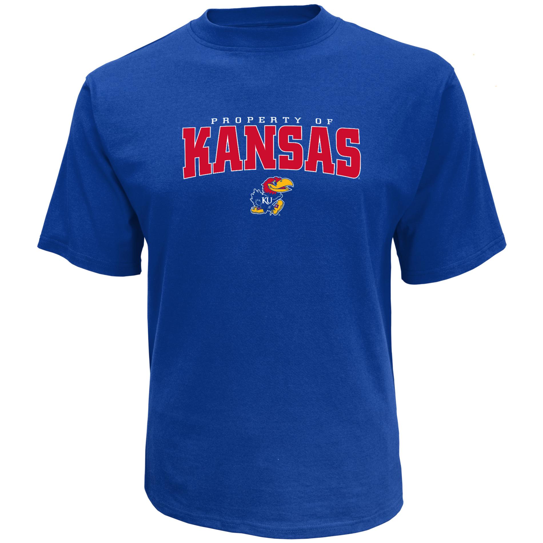 NCAA Men's T-Shirt - University of Kansas Jayhawks
