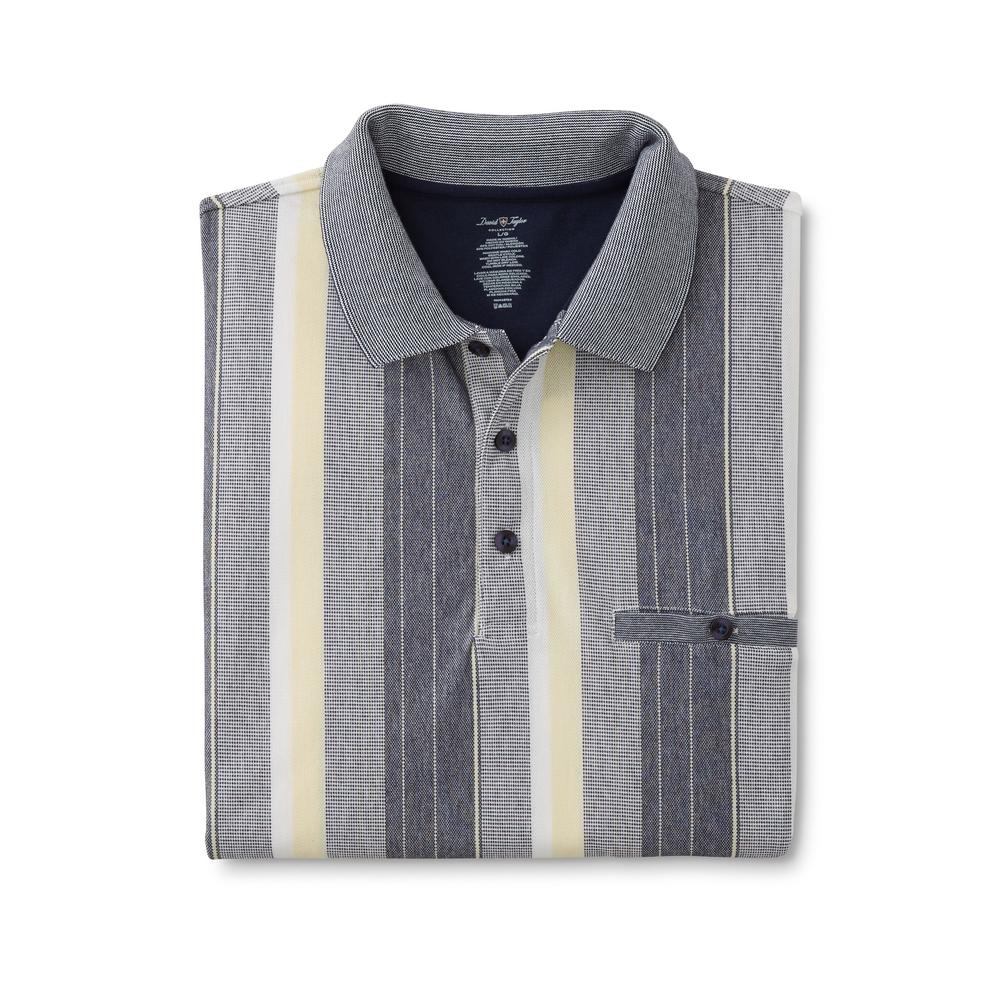 David Taylor Collection Men's Classic Polo Shirt - Striped