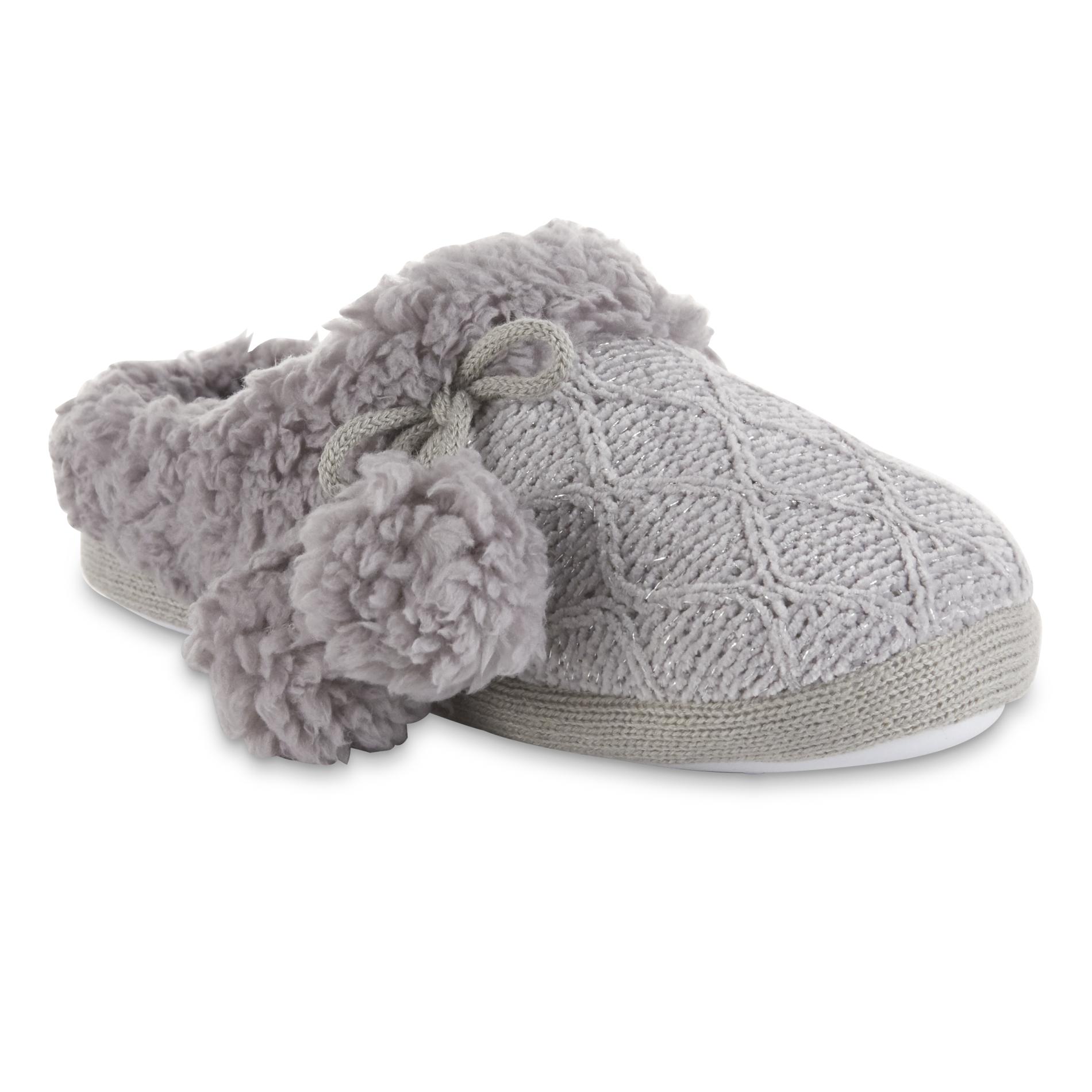 Joe Boxer Women's Perry Knit Slipper - Gray