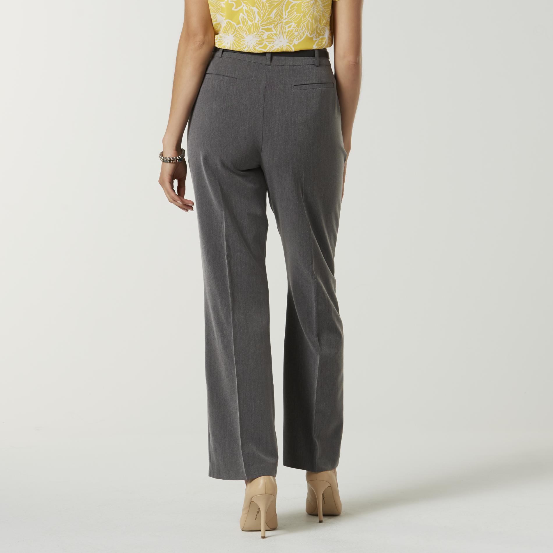 Pantalon Tailleur Femme Express Design Studio - Noir Bootcut - Taille 2 (28/31) - Occasion Très Bon état