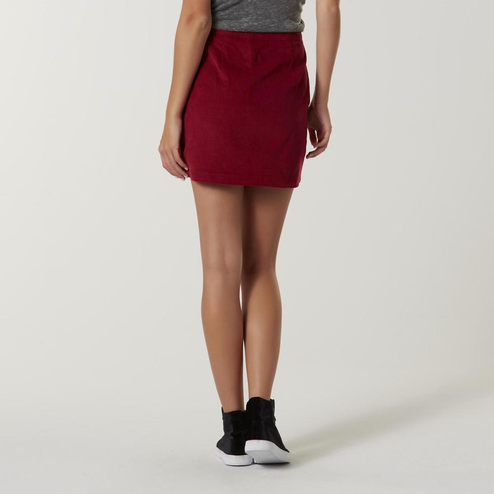 Amplify Juniors' High Waist Corduroy Skirt