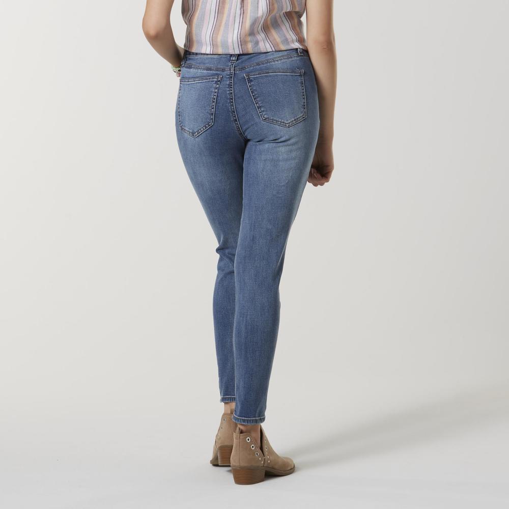 ROEBUCK & CO R1893 Women's Distressed Skinny Jeans