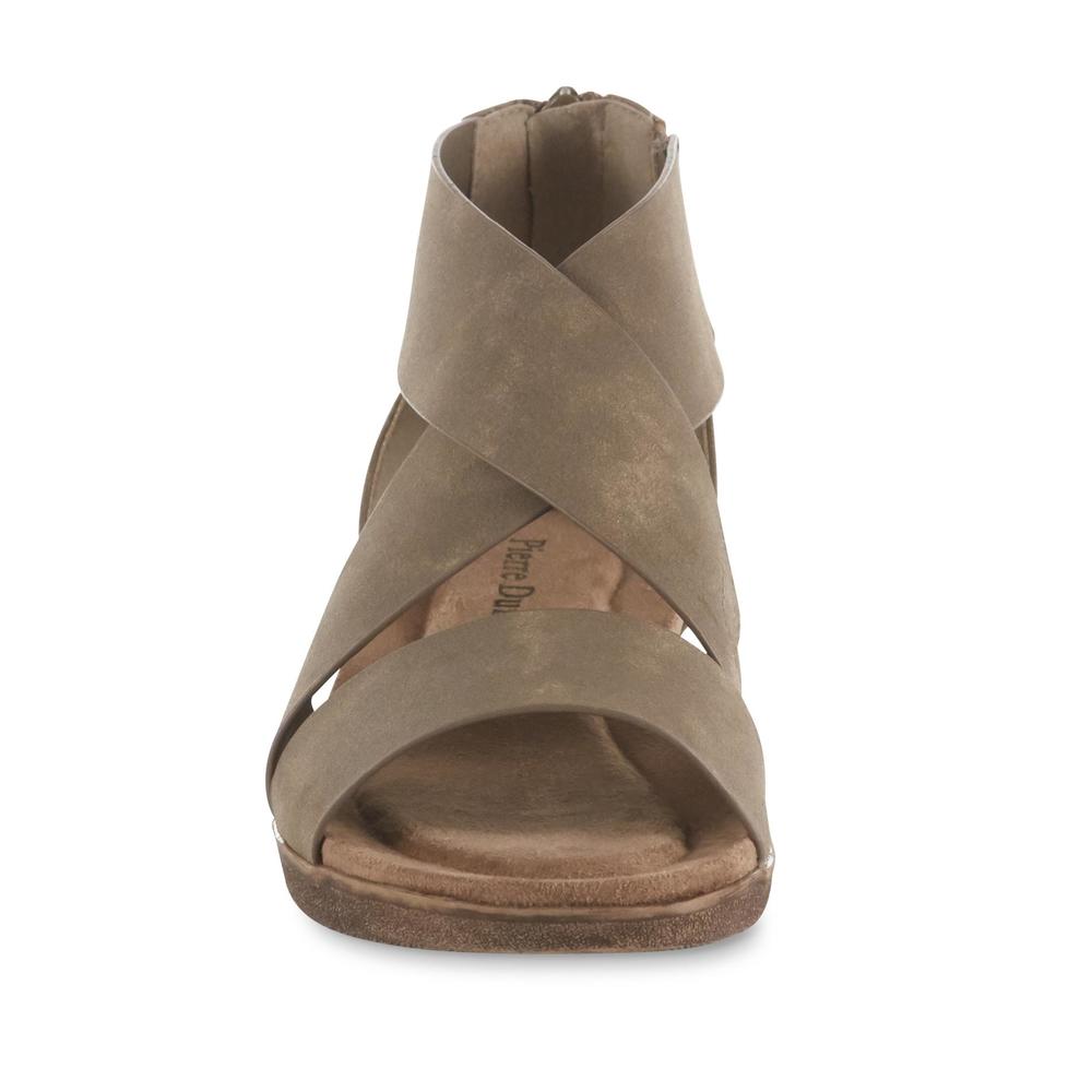 Pierre Dumas Women's Kori Wedge Sandal - Taupe