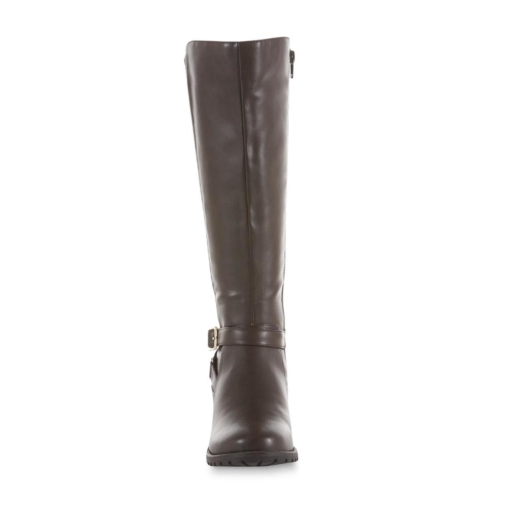 Basic Editions Women's Nile Knee-High Boot - Brown
