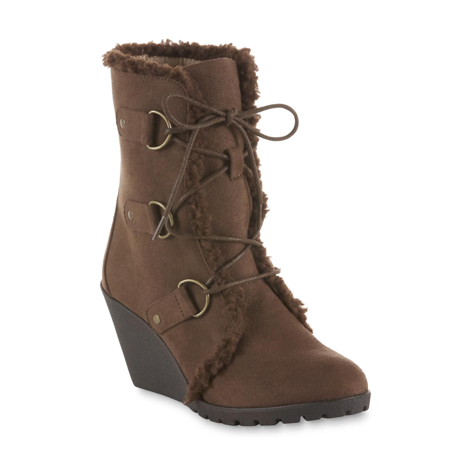 bongo wedge booties