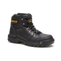 Cat Footwear Men's Outline 6" Black Steel Toe Boot - Wide Width Available