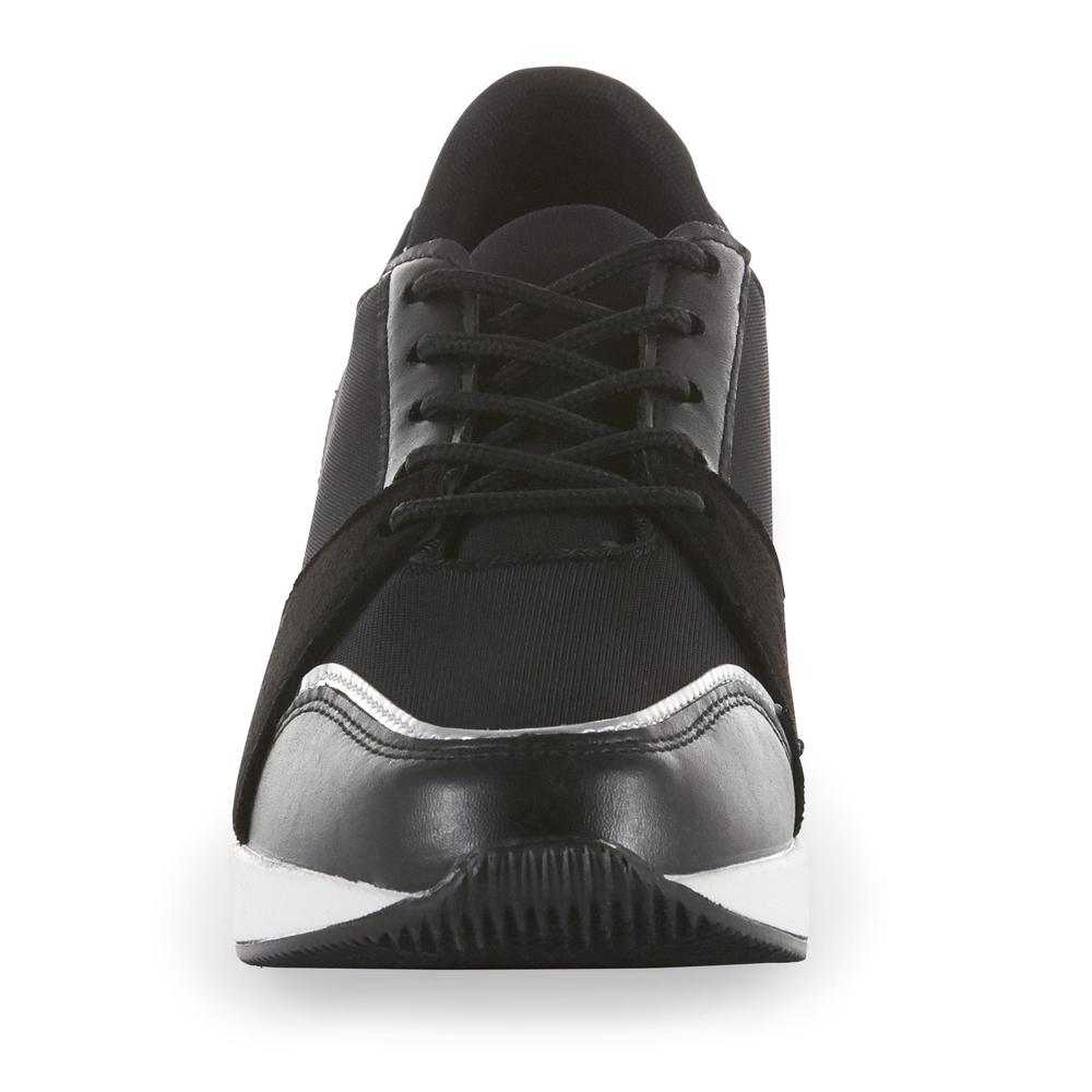 Wanted Women's Electrik Wedge Sneaker - Black