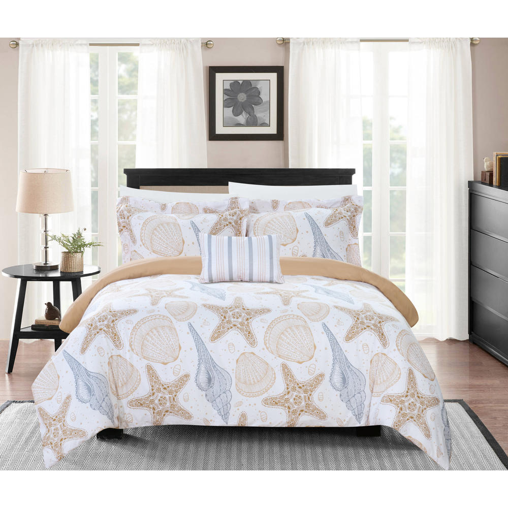 Chic Home Catriona 3 or 4 Piece Reversible Duvet Cover Set