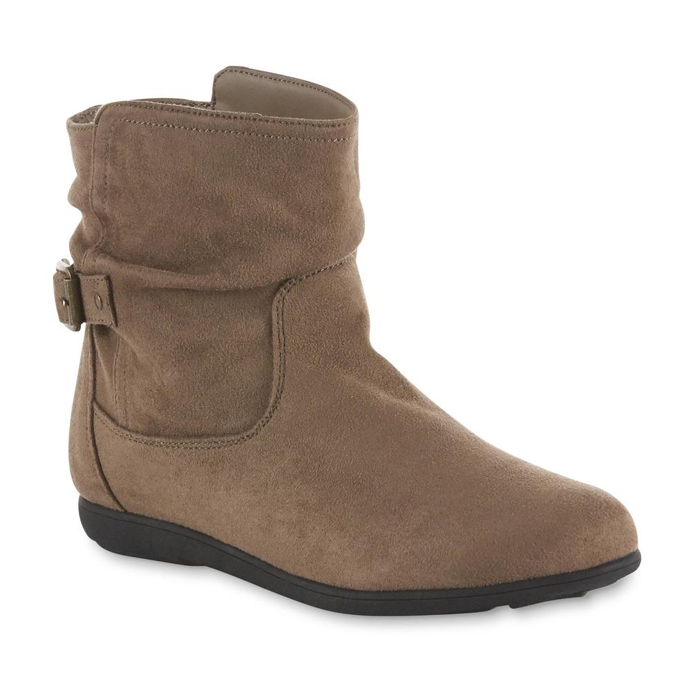 Simply Styled Women's Carter Slouch Ankle Boot - Olive/Brown