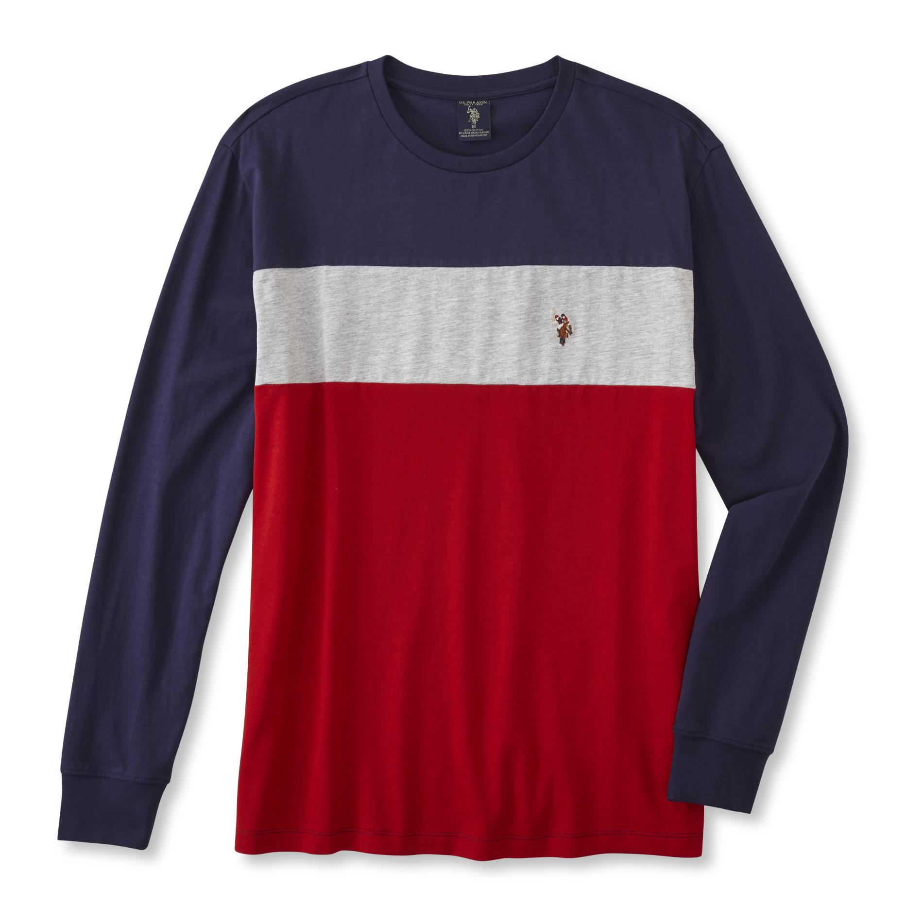 U.S. Polo Assn. Men's Long-Sleeve Shirt - Colorblock