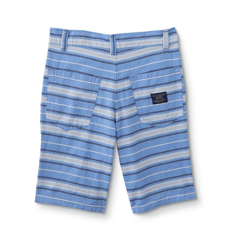 U.S. Polo Assn. Boys' T-Shirt & Shorts - Striped