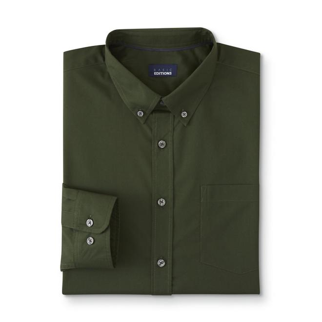 Basic Editions Men's Big & Tall Easy-Care Dress Shirt