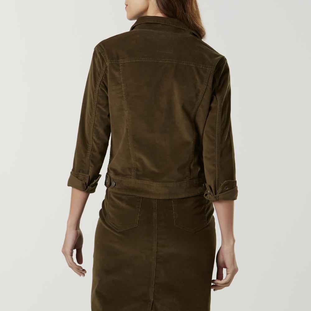Basic Editions Women's Corduroy Jacket
