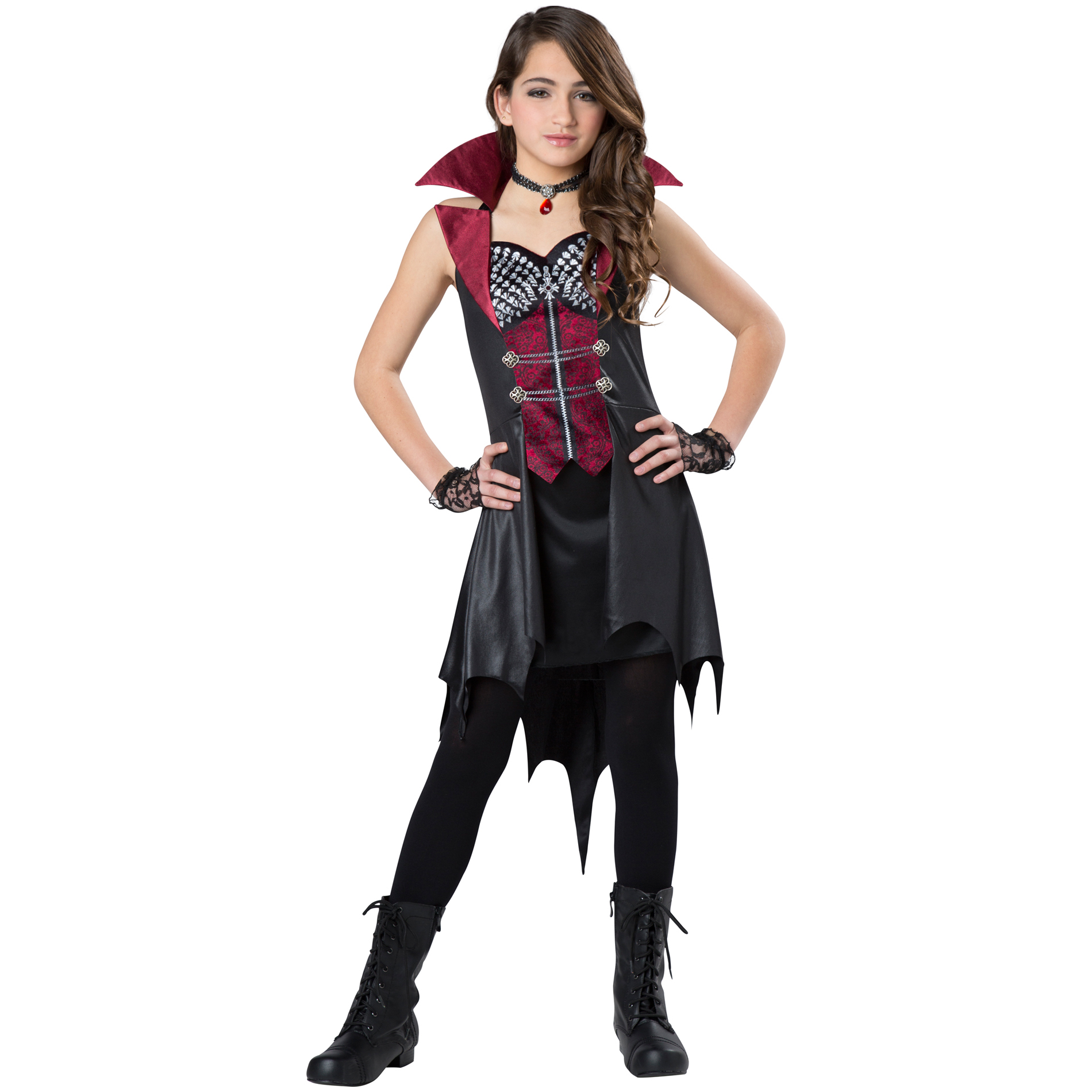 Totally Ghoul Halloween Urban Vampire Teen Girl Costume