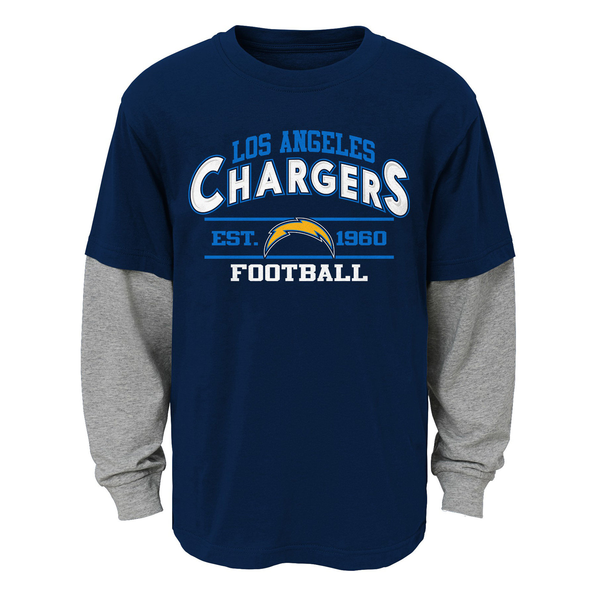 NFL Men’s Long Sleeve T-Shirt – Los Angeles Chargers, Size: Medium NFL Men’s Long Sleeve T-Shirt – Los Angeles Chargers, Size: Medium