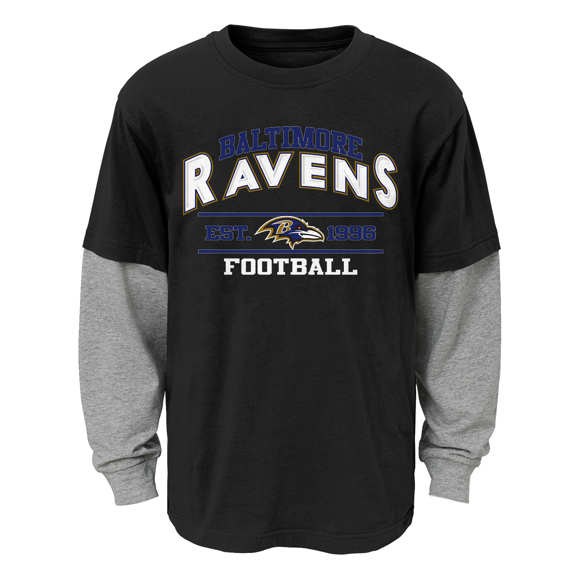 NFL Men’s Long Sleeve T-Shirt – Baltimore Ravens, Size: Small NFL Men’s Long Sleeve T-Shirt – Baltimore Ravens, Size: Small