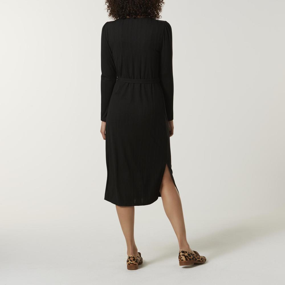 Roebuck & Co. Women's Long-Sleeve Midi Dress
