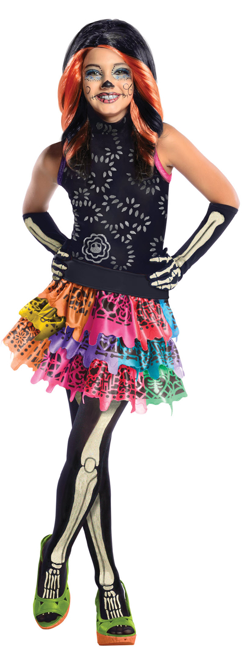 Rubie's Costume Co Girl's Skelita Calaveras Costume - Monster High