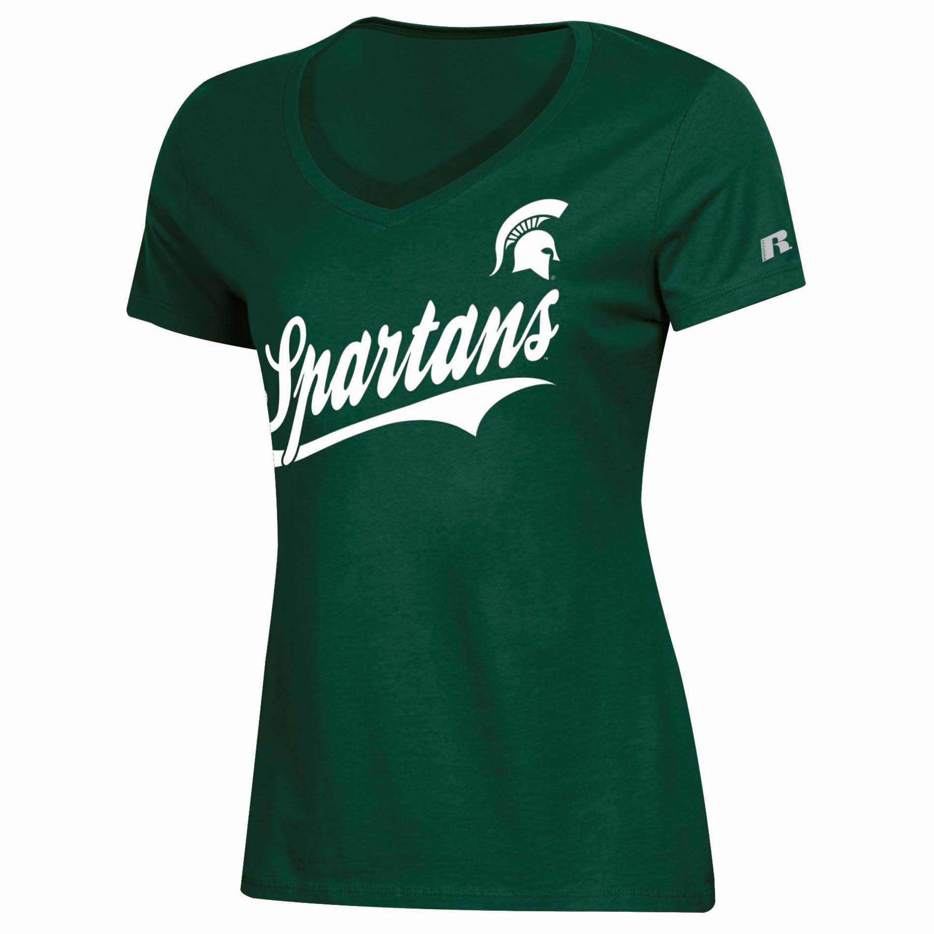 NCAA Women&#8217;s V-Neck T-Shirt &#8211; Michigan State Spartans