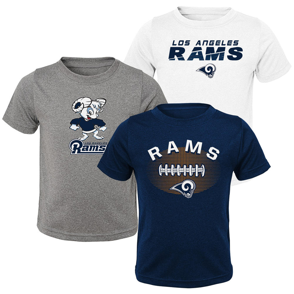 NFL Toddler Boys&#8217; Short Sleeve 3-Piece T-shirt Set - Los Angeles Rams