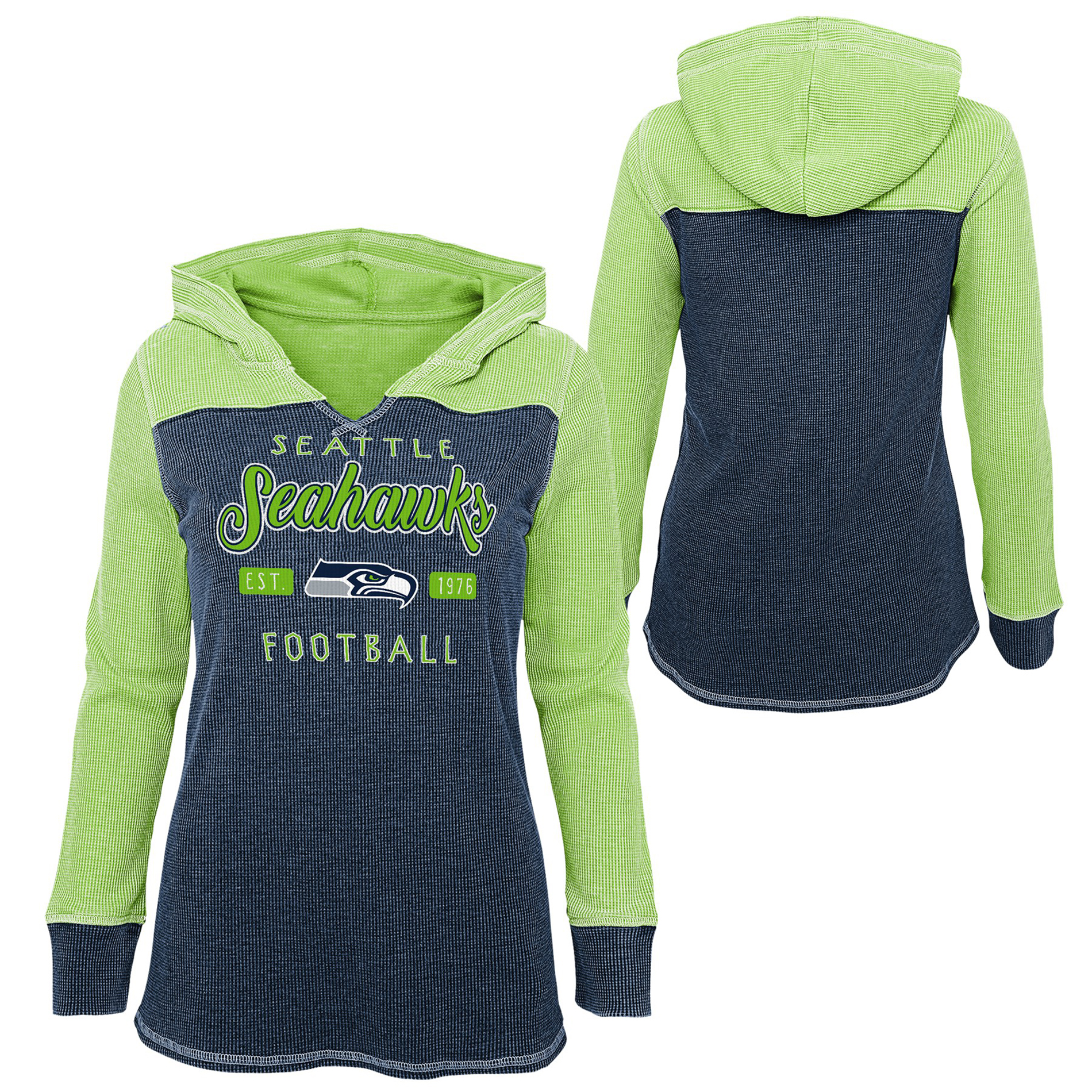 NFL Girls’ Long Sleeve Hoodie Sweatshirt – Seattle Seahawks, Size: Medium NFL Girls’ Long Sleeve Hoodie Sweatshirt – Seattle Seahawks, Size: Medium