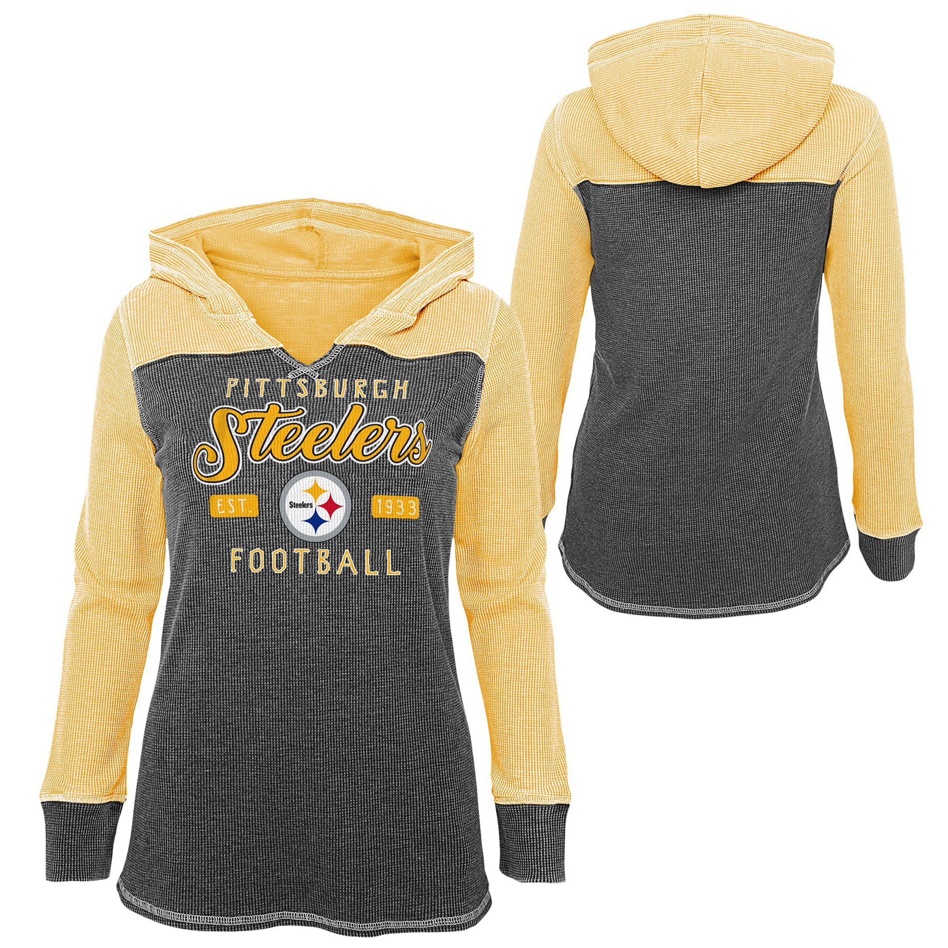 NFL Girls’ Long Sleeve Hoodie Sweatshirt – Pittsburgh Steelers, Size: Medium NFL Girls’ Long Sleeve Hoodie Sweatshirt – Pittsburgh Steelers, Size: Medium