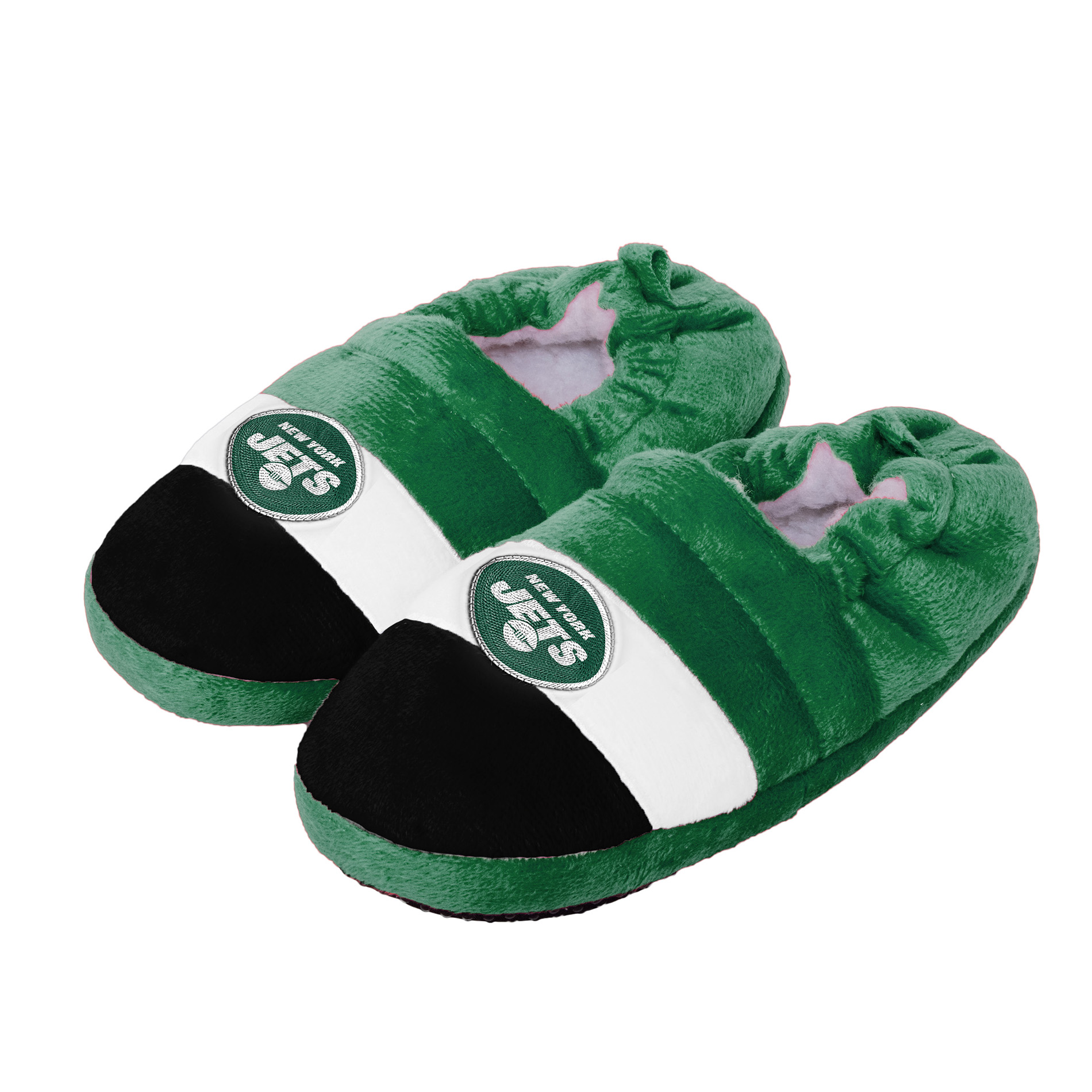 NFL Boys&#8217; Color Block Slippers &#8211; New York Jets